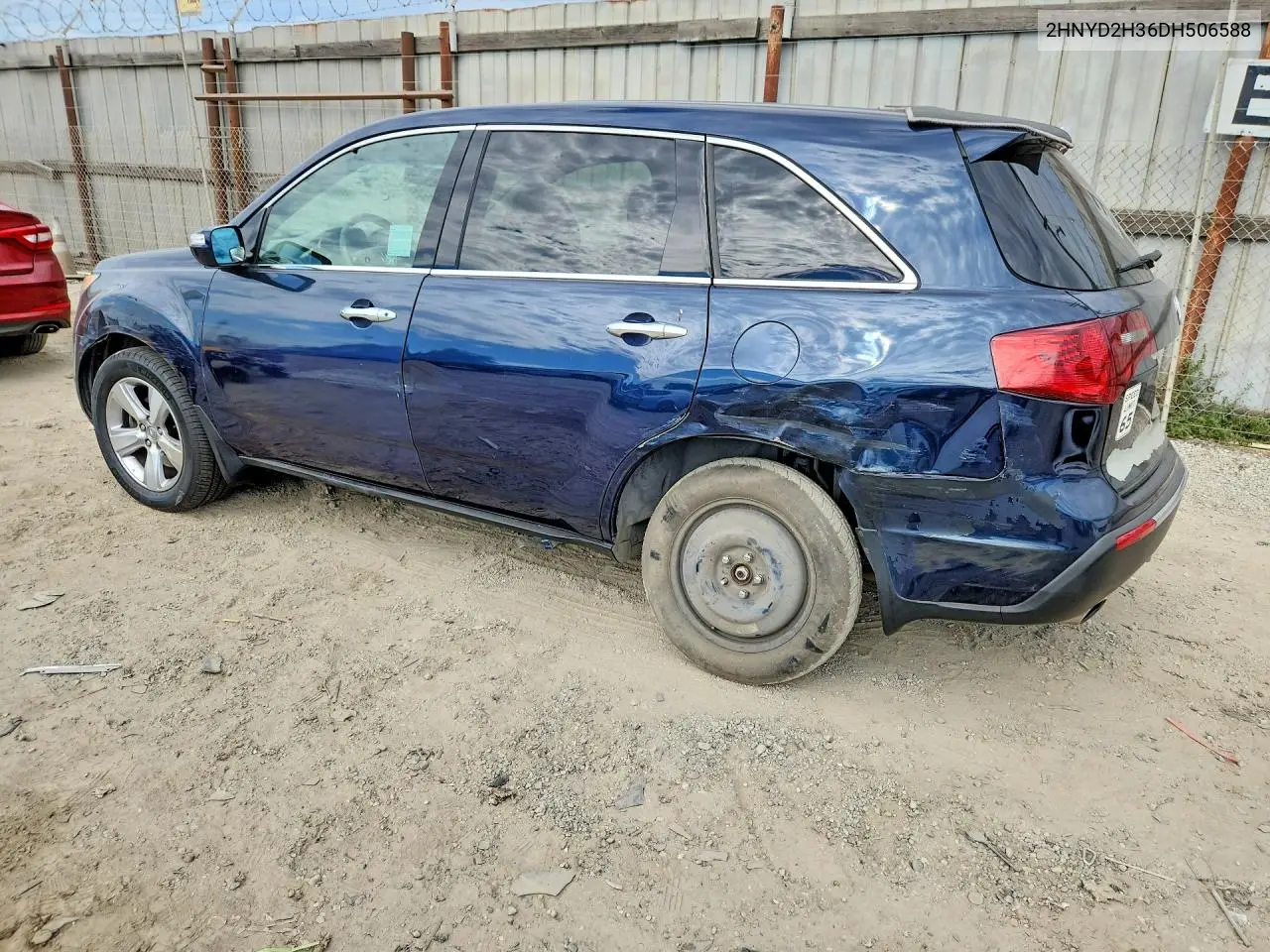 2013 Acura Mdx Technology VIN: 2HNYD2H36DH506588 Lot: 61796476
