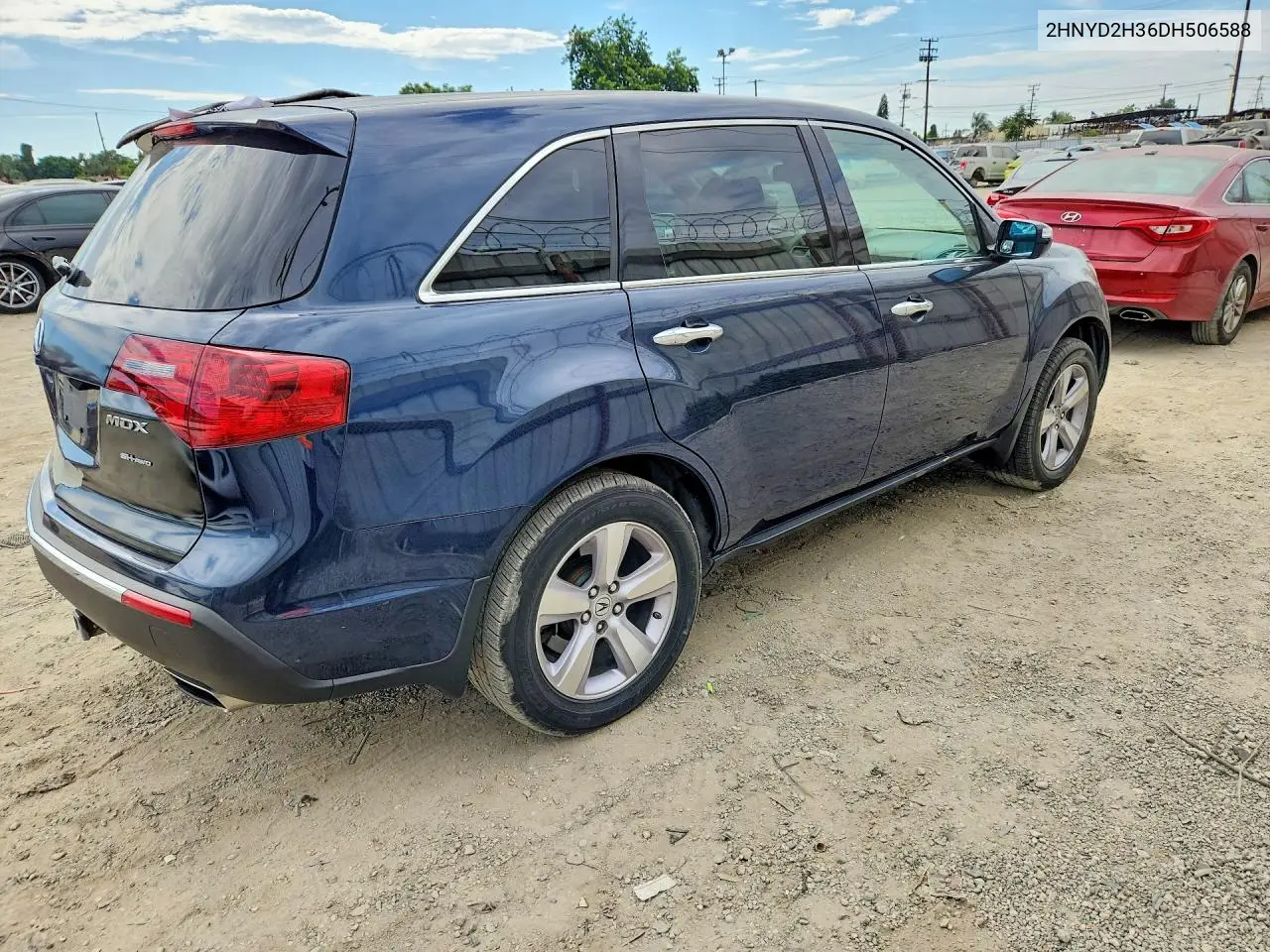 2013 Acura Mdx Technology VIN: 2HNYD2H36DH506588 Lot: 61796476