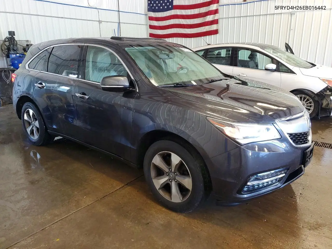 2014 Acura Mdx VIN: 5FRYD4H26EB016442 Lot: 55313396