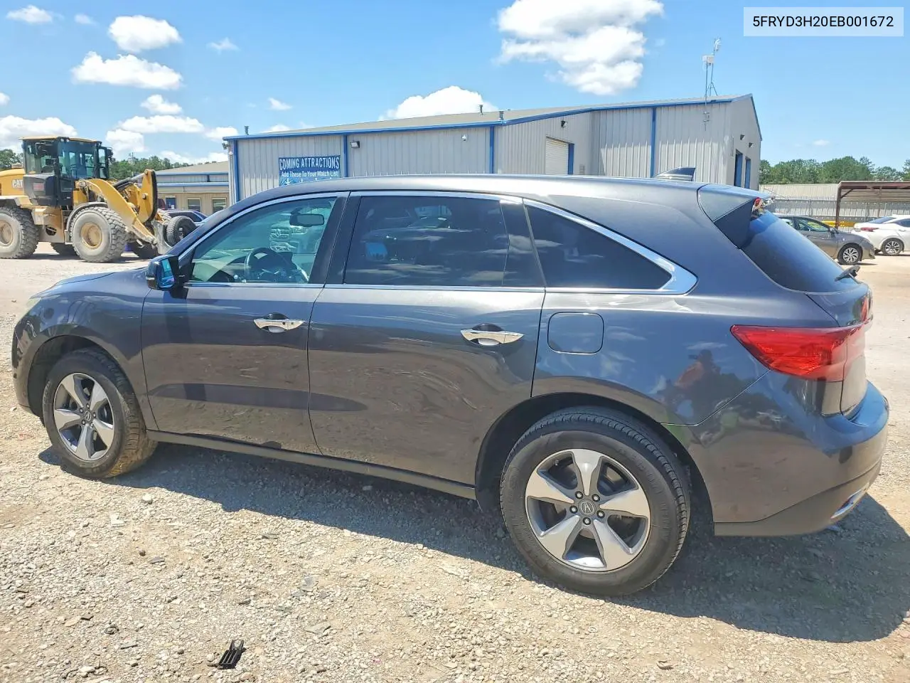 2014 Acura Mdx VIN: 5FRYD3H20EB001672 Lot: 56980816