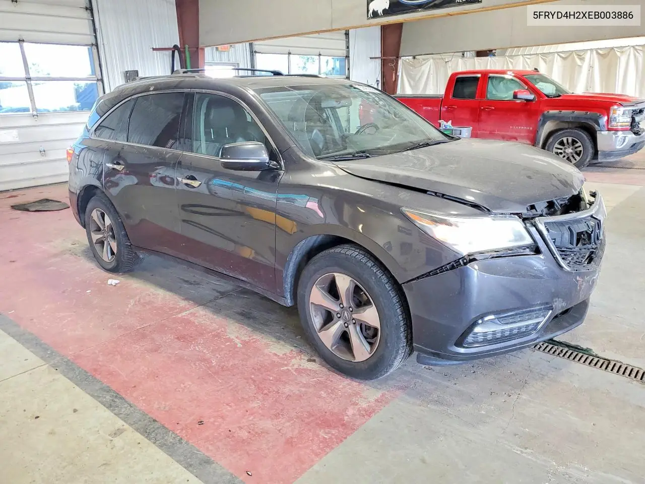 2014 Acura Mdx VIN: 5FRYD4H2XEB003886 Lot: 57489956