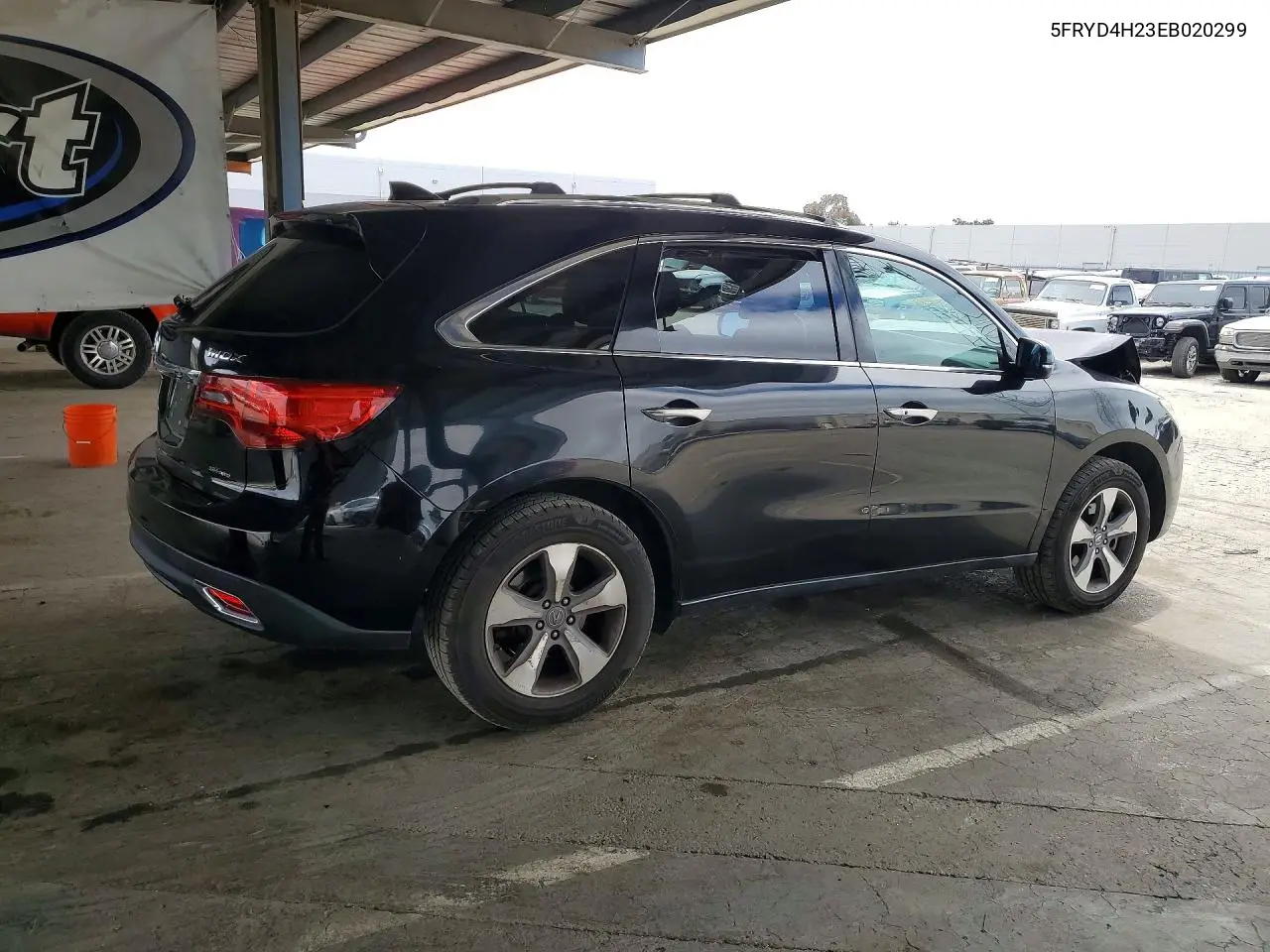 2014 Acura Mdx VIN: 5FRYD4H23EB020299 Lot: 60244736