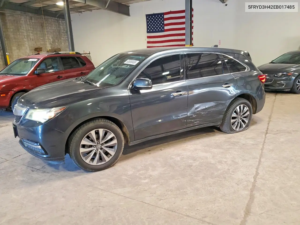 2014 Acura Mdx Technology VIN: 5FRYD3H42EB017485 Lot: 60688496