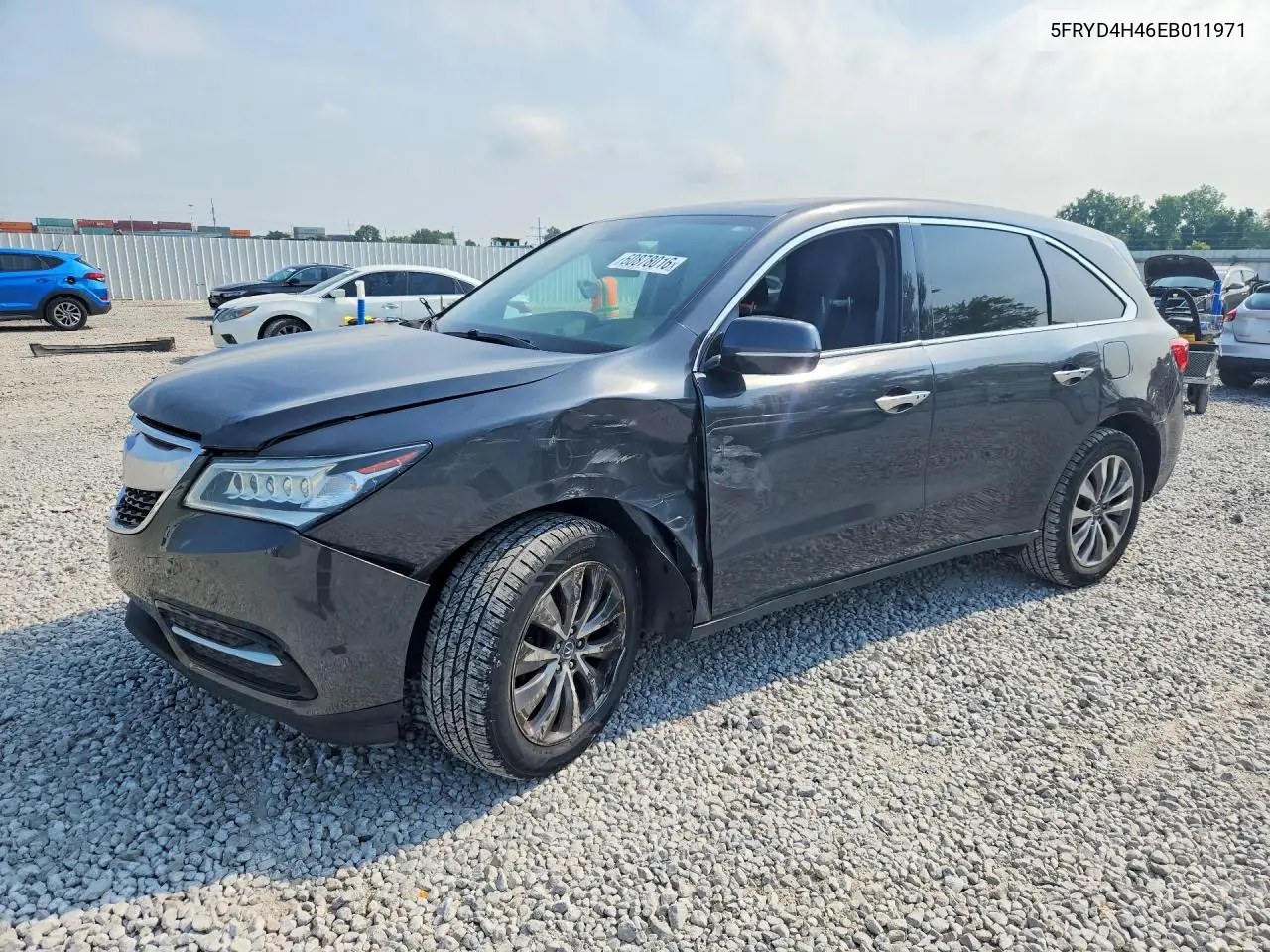 2014 Acura Mdx Technology VIN: 5FRYD4H46EB011971 Lot: 60878016