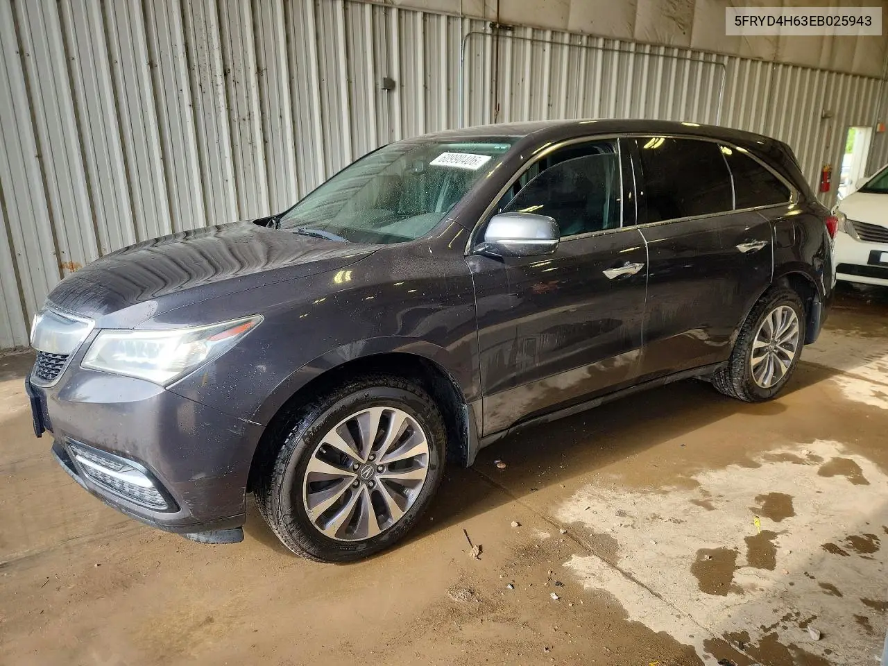 2014 Acura Mdx Technology VIN: 5FRYD4H63EB025943 Lot: 60990406