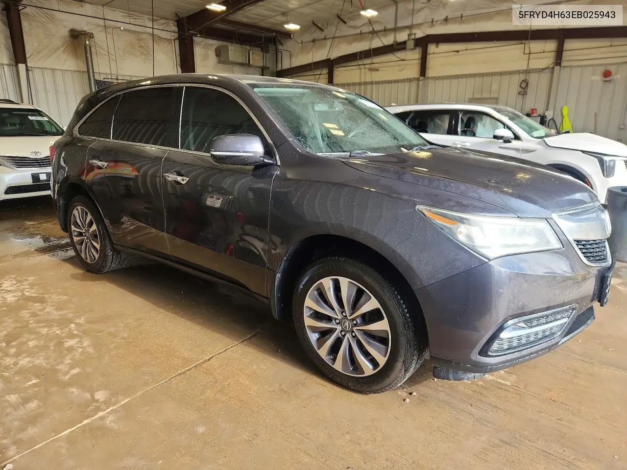 2014 Acura Mdx Technology VIN: 5FRYD4H63EB025943 Lot: 60990406