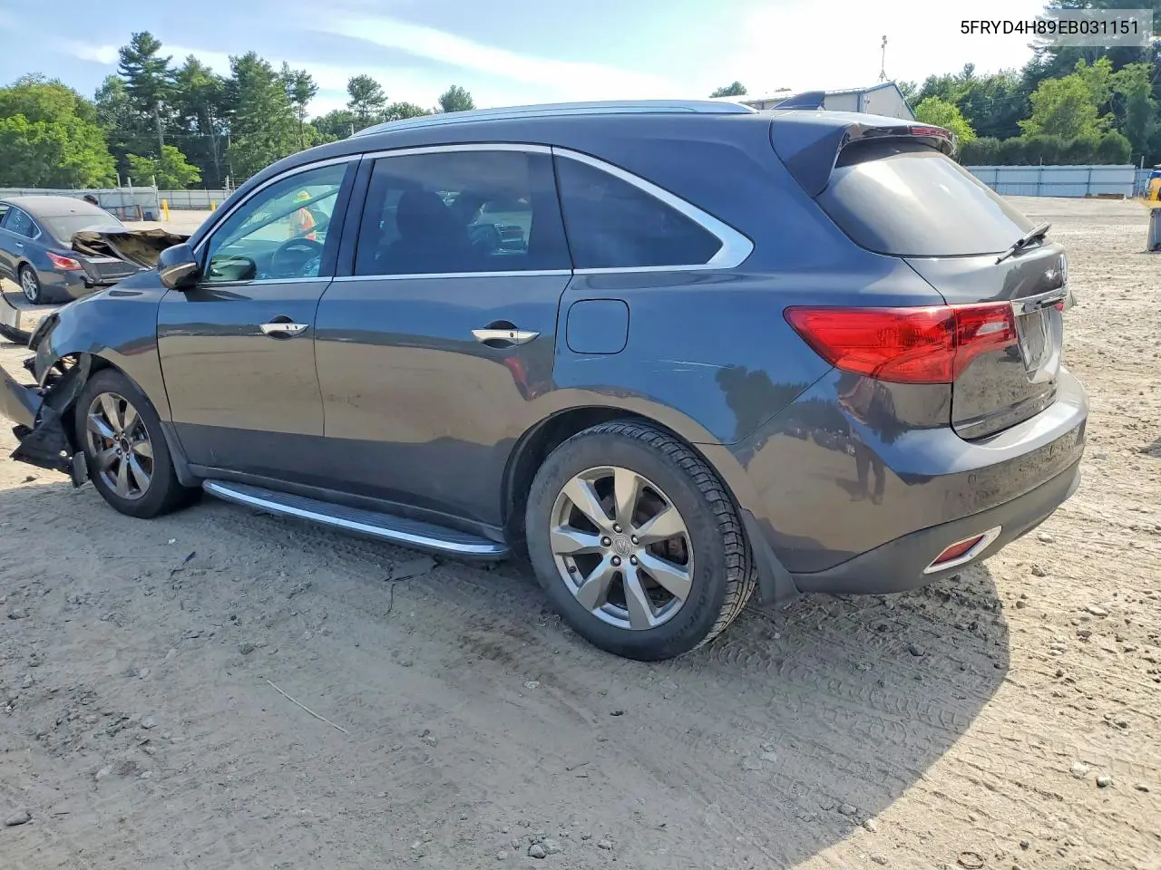 2014 Acura Mdx Advance VIN: 5FRYD4H89EB031151 Lot: 61370696