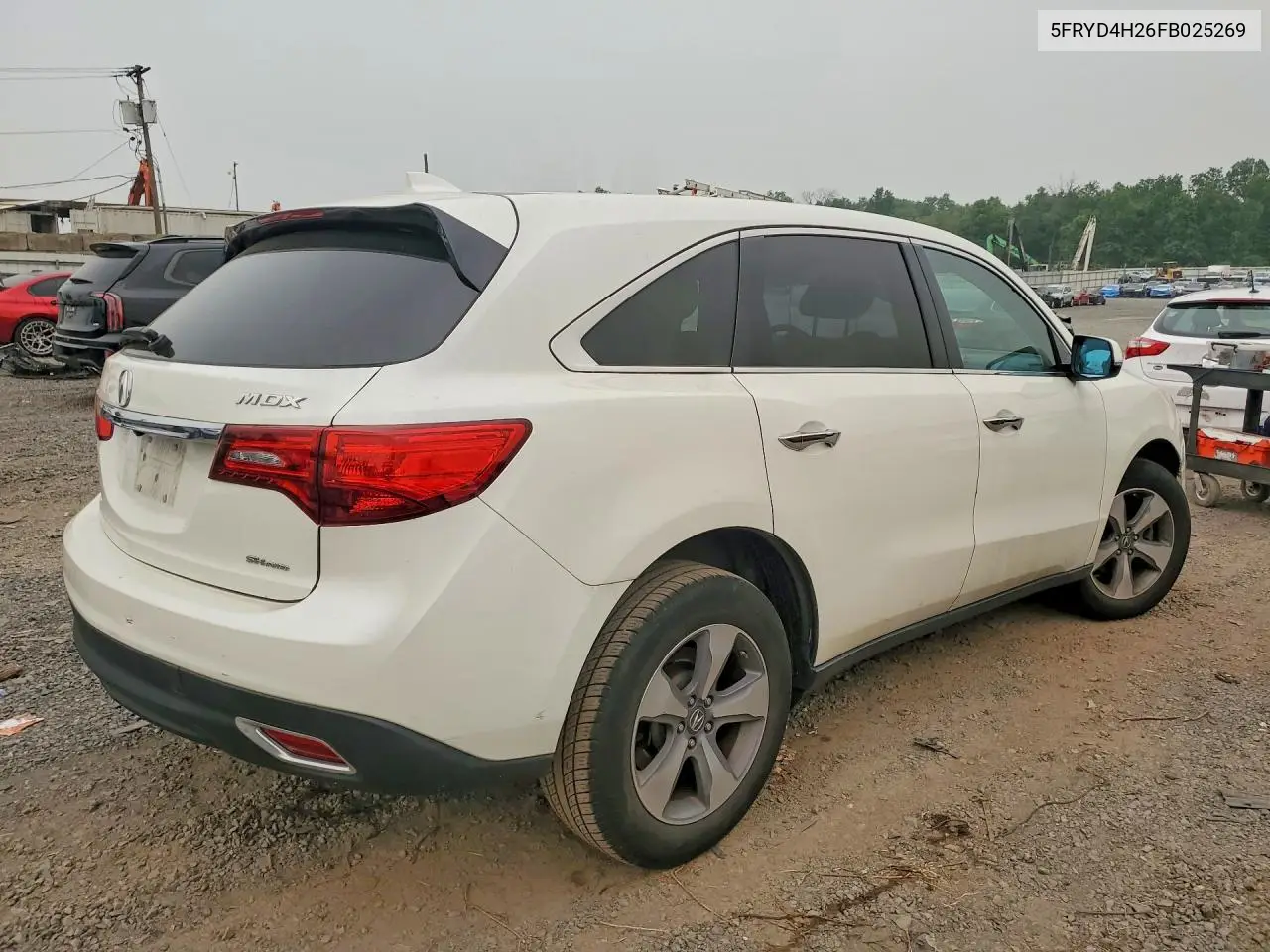 2015 Acura Mdx VIN: 5FRYD4H26FB025269 Lot: 59032746