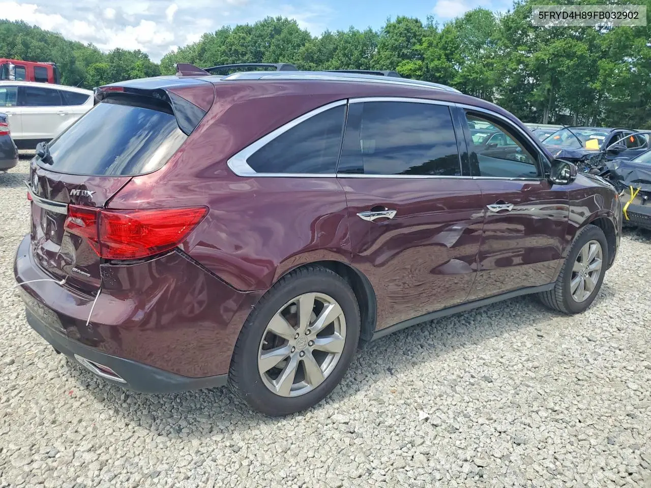 5FRYD4H89FB032902 2015 Acura Mdx Advance