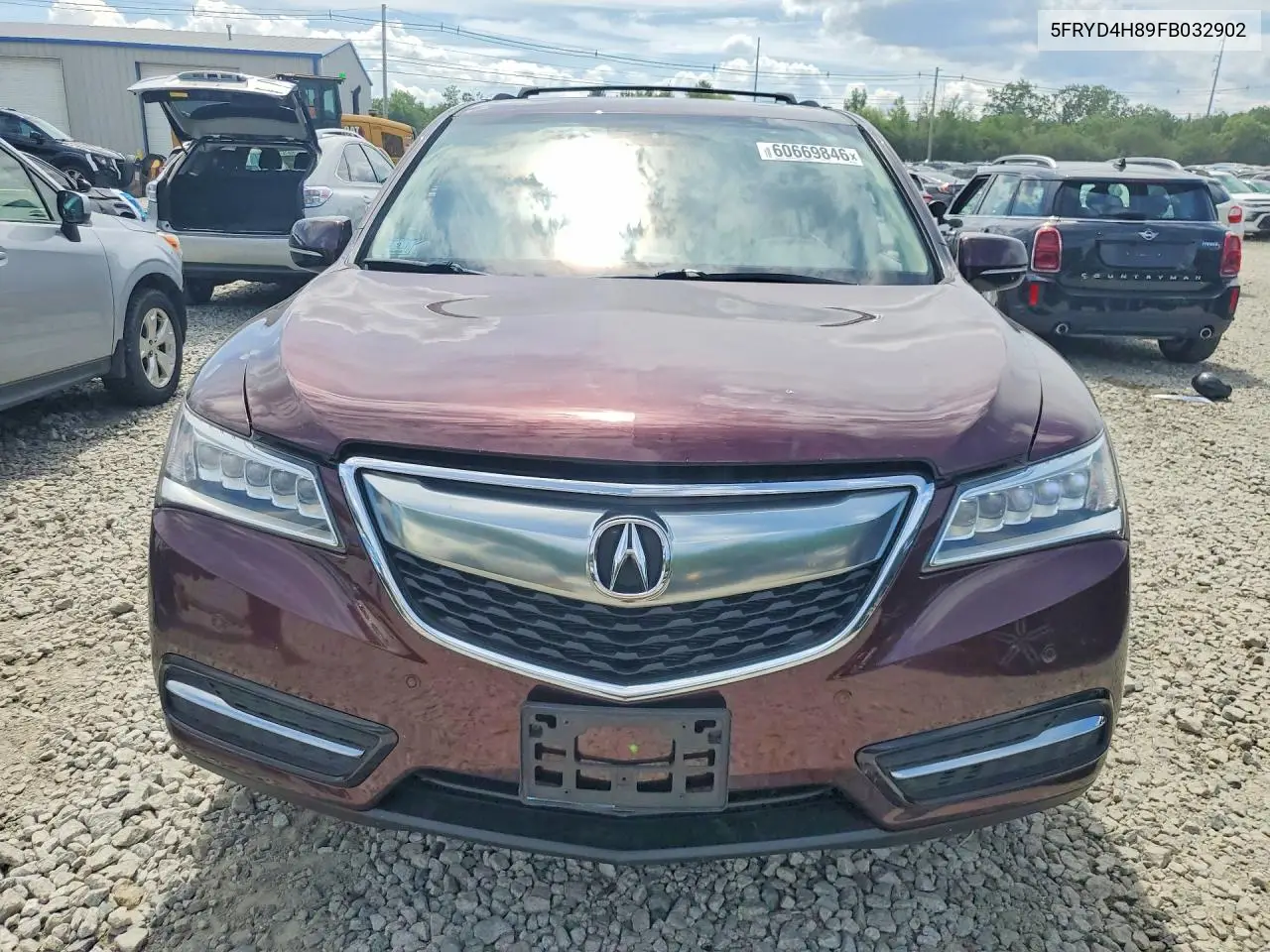 5FRYD4H89FB032902 2015 Acura Mdx Advance