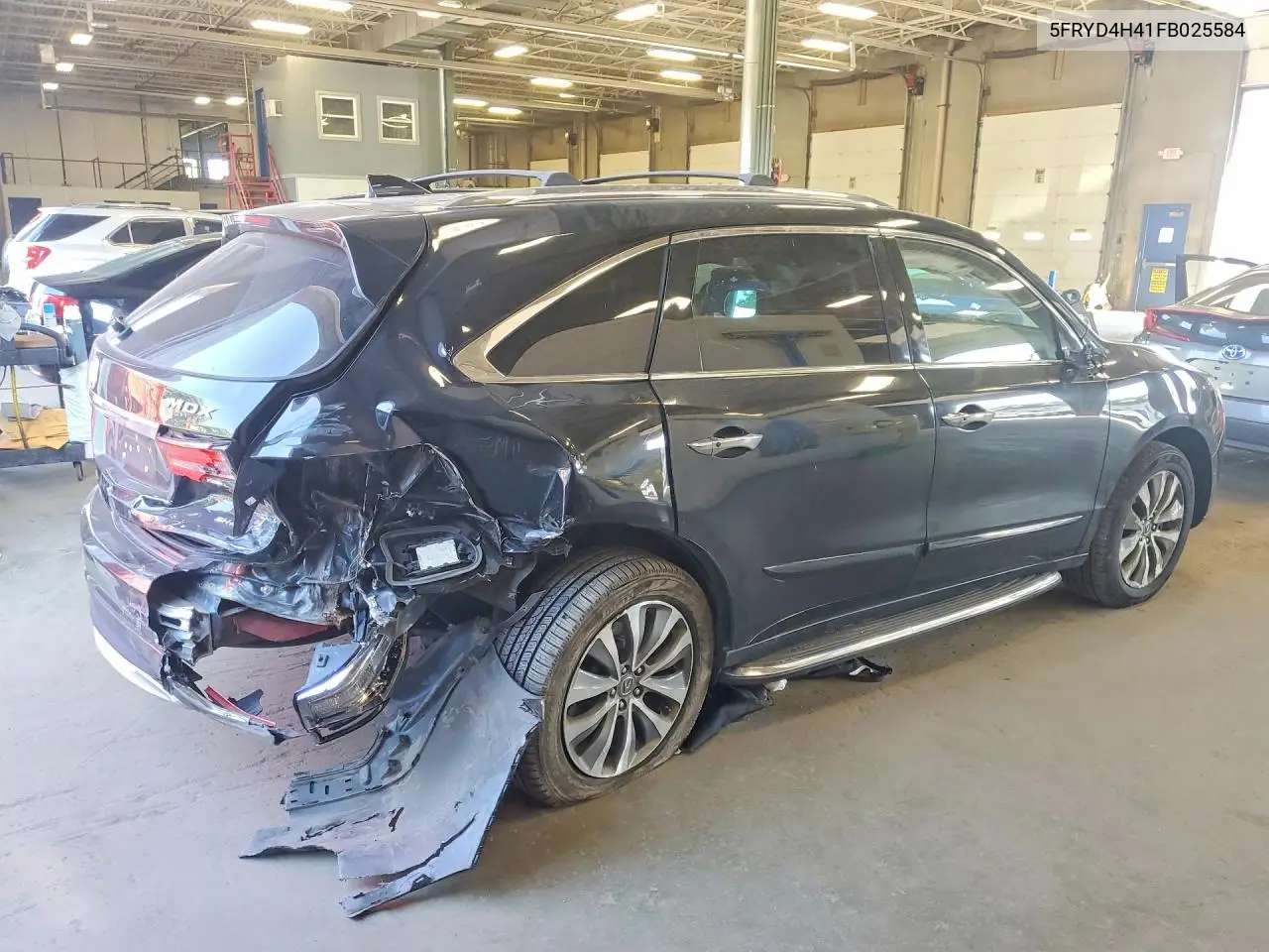 2015 Acura Mdx Technology VIN: 5FRYD4H41FB025584 Lot: 61156706