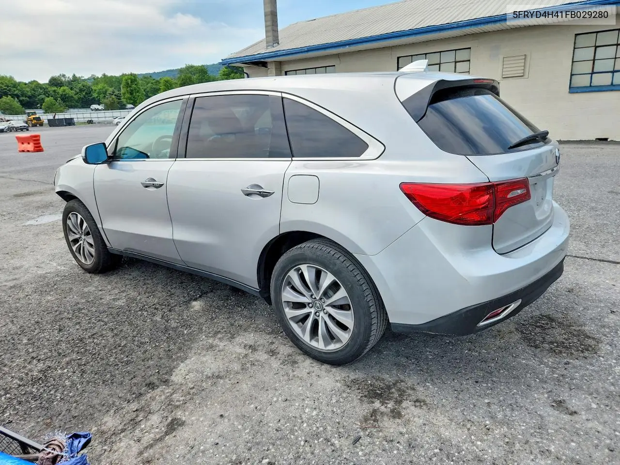 2015 Acura Mdx Technology VIN: 5FRYD4H41FB029280 Lot: 61381006