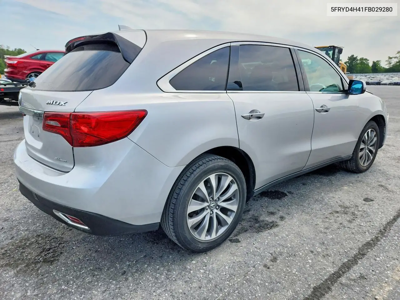 2015 Acura Mdx Technology VIN: 5FRYD4H41FB029280 Lot: 61381006