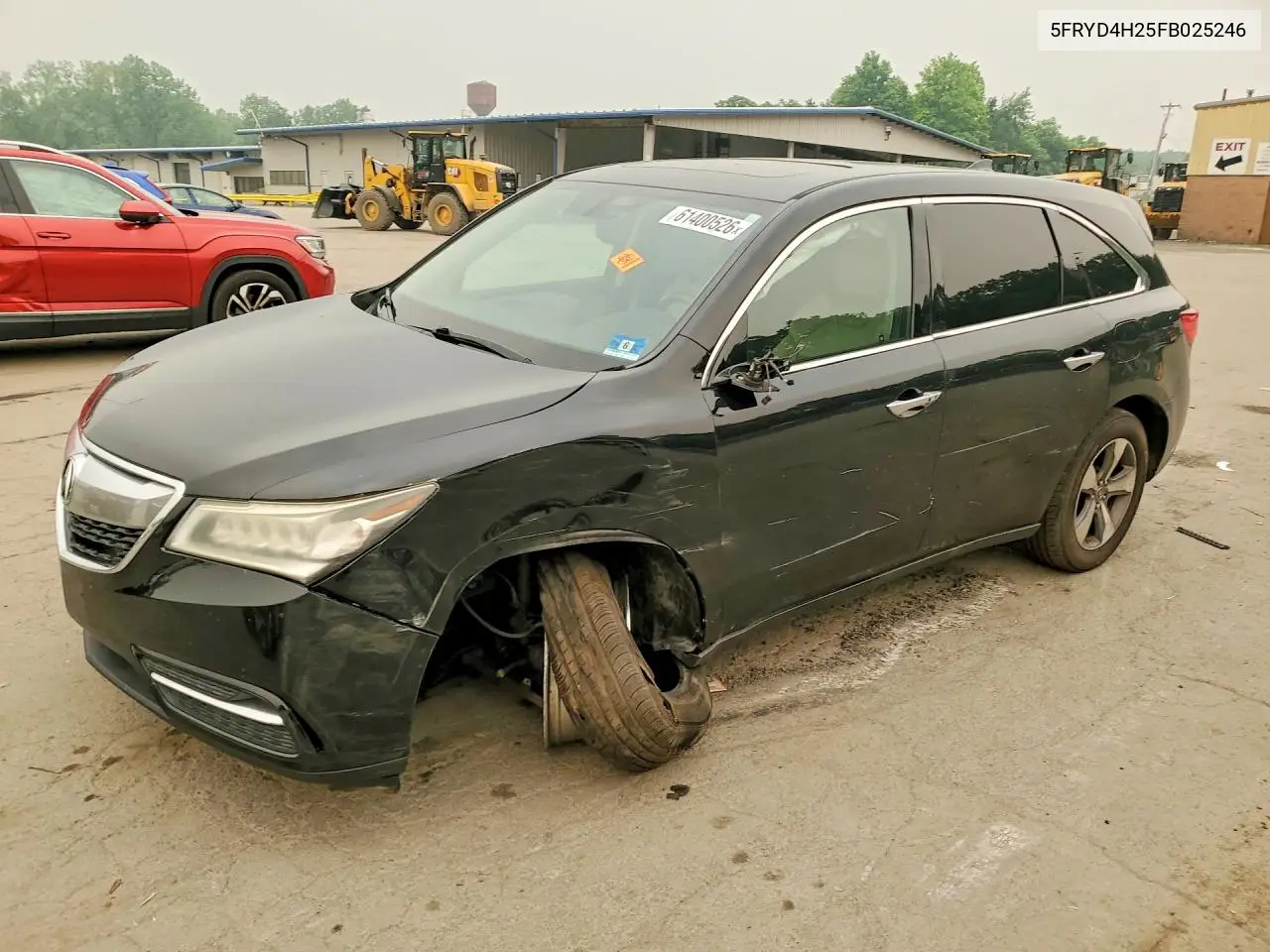 2015 Acura Mdx VIN: 5FRYD4H25FB025246 Lot: 61400526