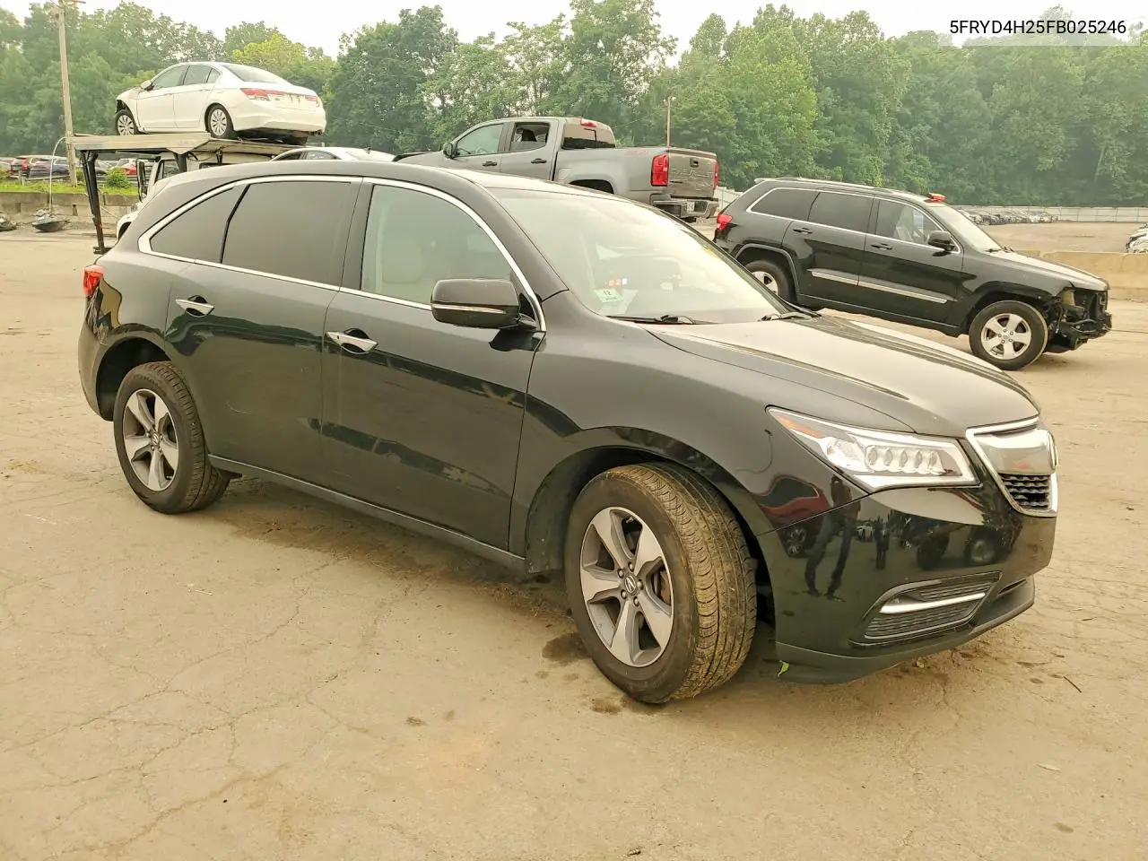 2015 Acura Mdx VIN: 5FRYD4H25FB025246 Lot: 61400526
