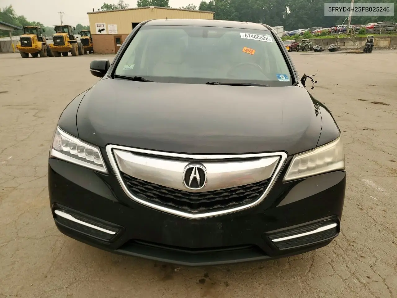 2015 Acura Mdx VIN: 5FRYD4H25FB025246 Lot: 61400526