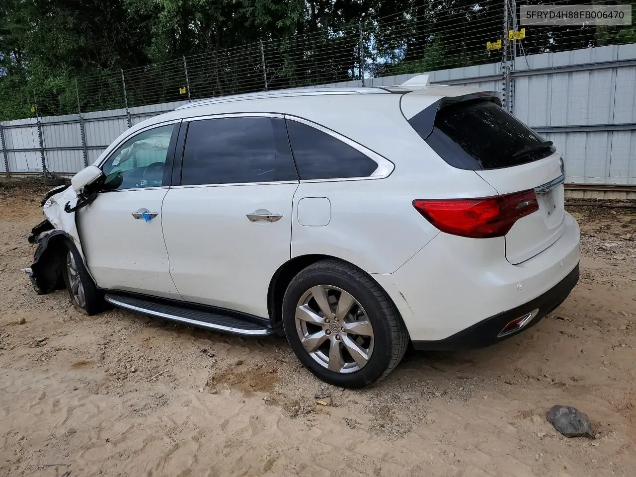 2015 Acura Mdx Advance VIN: 5FRYD4H88FB006470 Lot: 62202766
