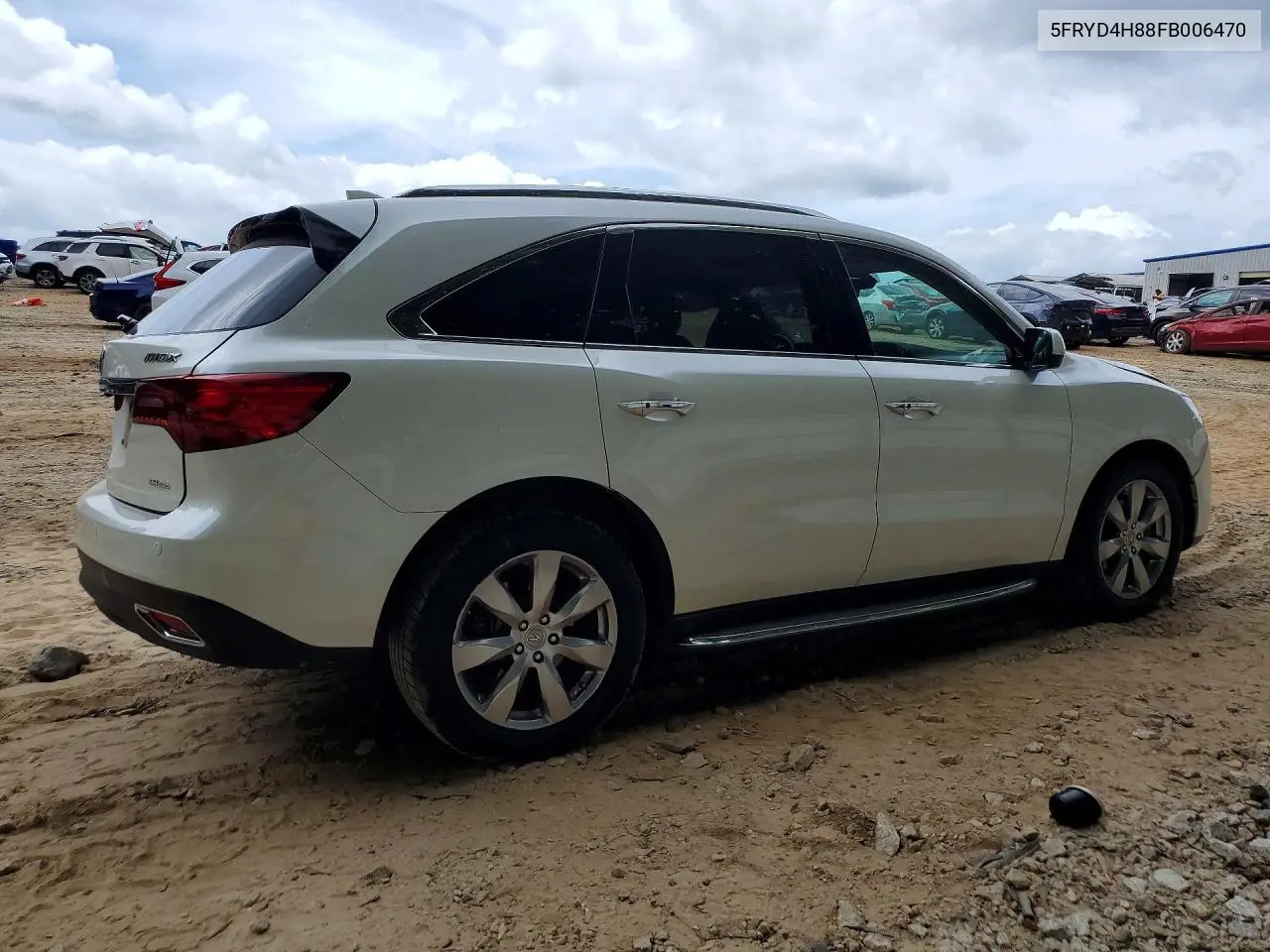 2015 Acura Mdx Advance VIN: 5FRYD4H88FB006470 Lot: 62202766