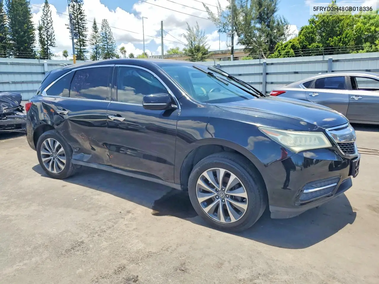 2016 Acura Mdx Technology VIN: 5FRYD3H48GB018336 Lot: 59261096