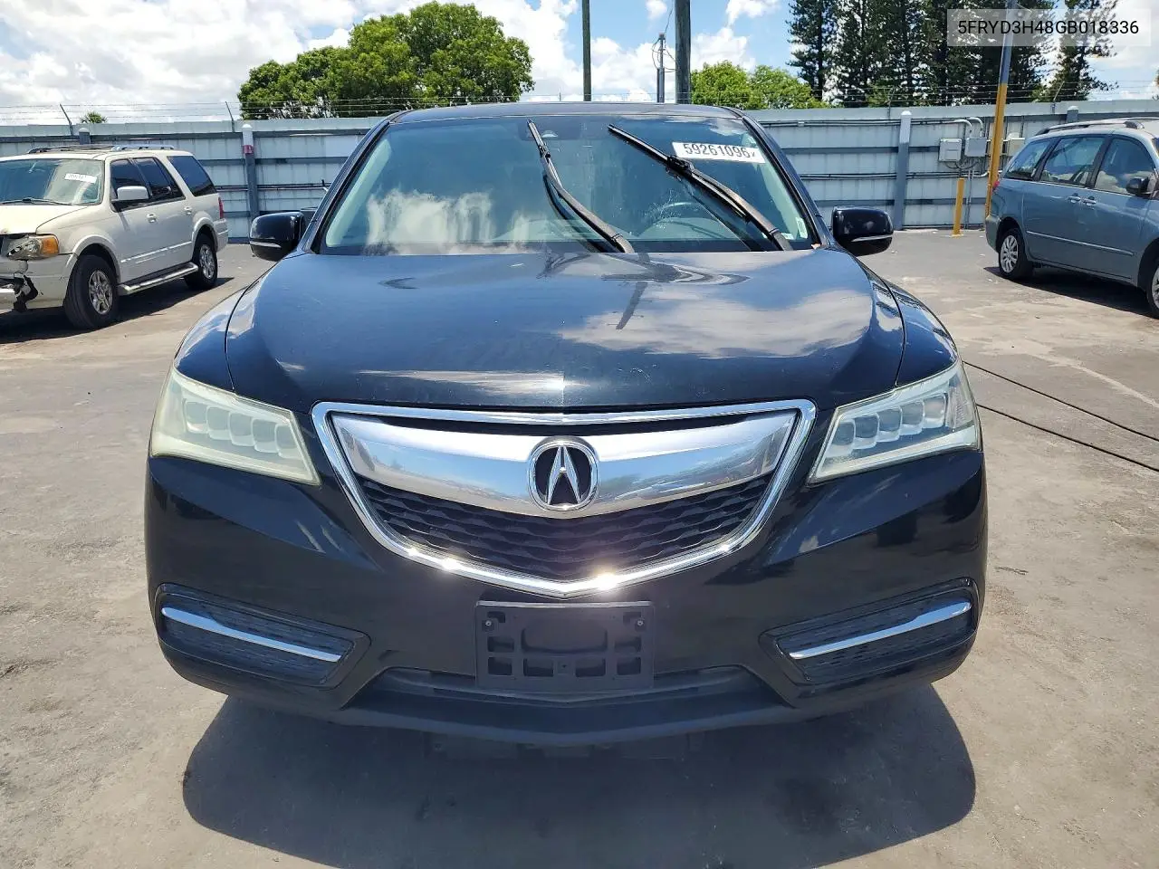 2016 Acura Mdx Technology VIN: 5FRYD3H48GB018336 Lot: 59261096