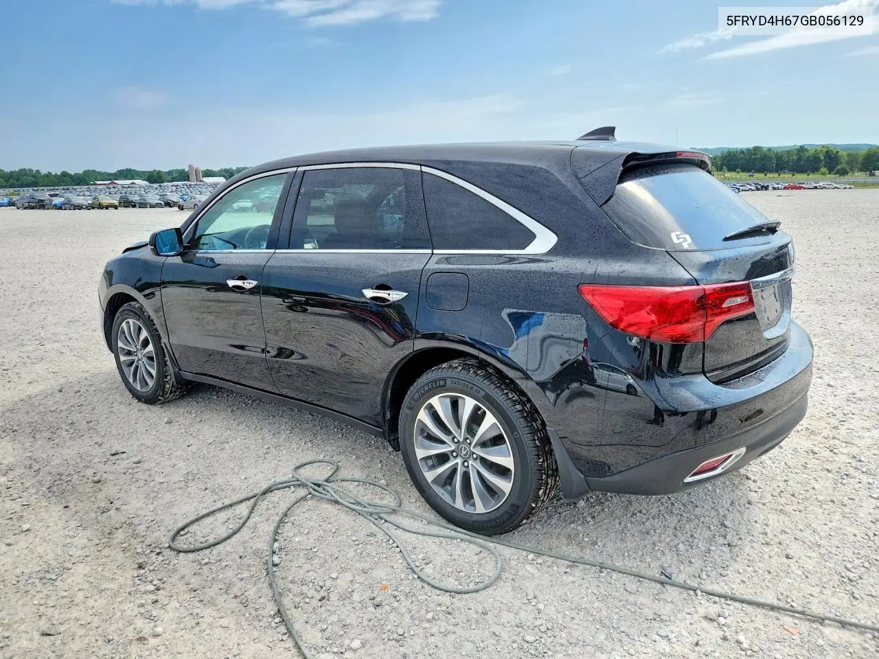 2016 Acura Mdx Technology VIN: 5FRYD4H67GB056129 Lot: 60057656