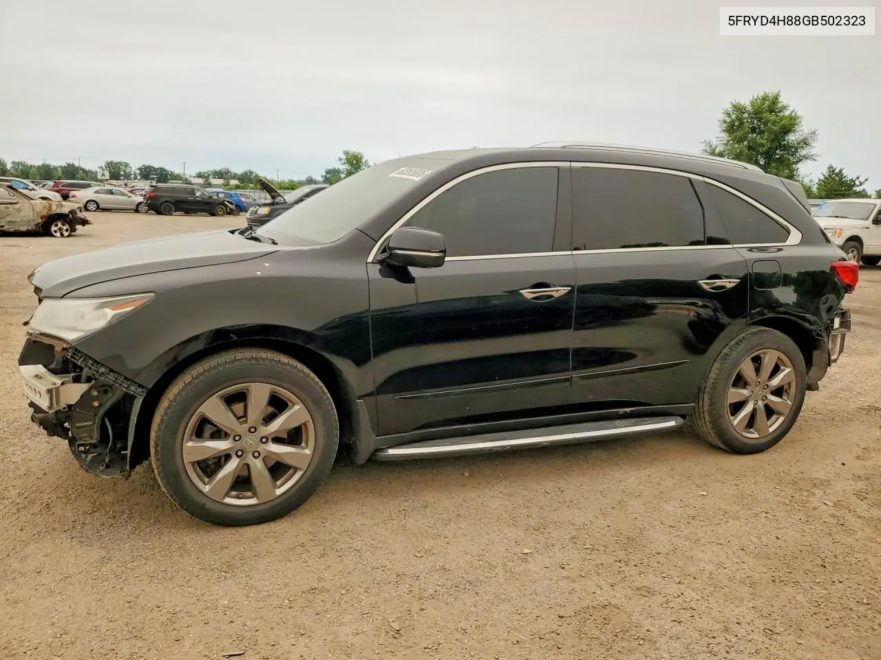 2016 Acura Mdx Elite VIN: 5FRYD4H88GB502323 Lot: 60365606