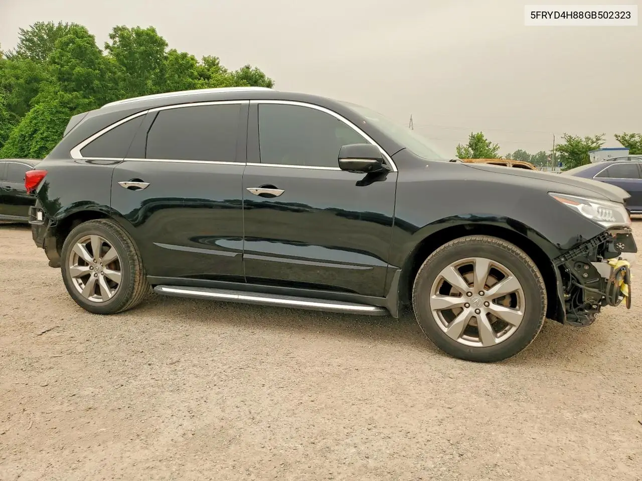 2016 Acura Mdx Elite VIN: 5FRYD4H88GB502323 Lot: 60365606