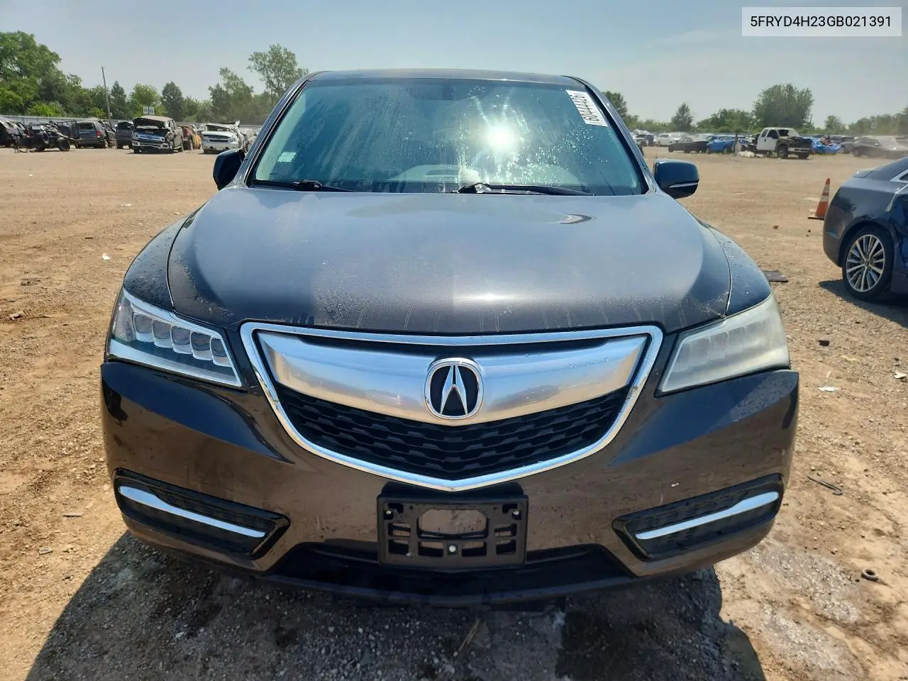 2016 Acura Mdx VIN: 5FRYD4H23GB021391 Lot: 60444426