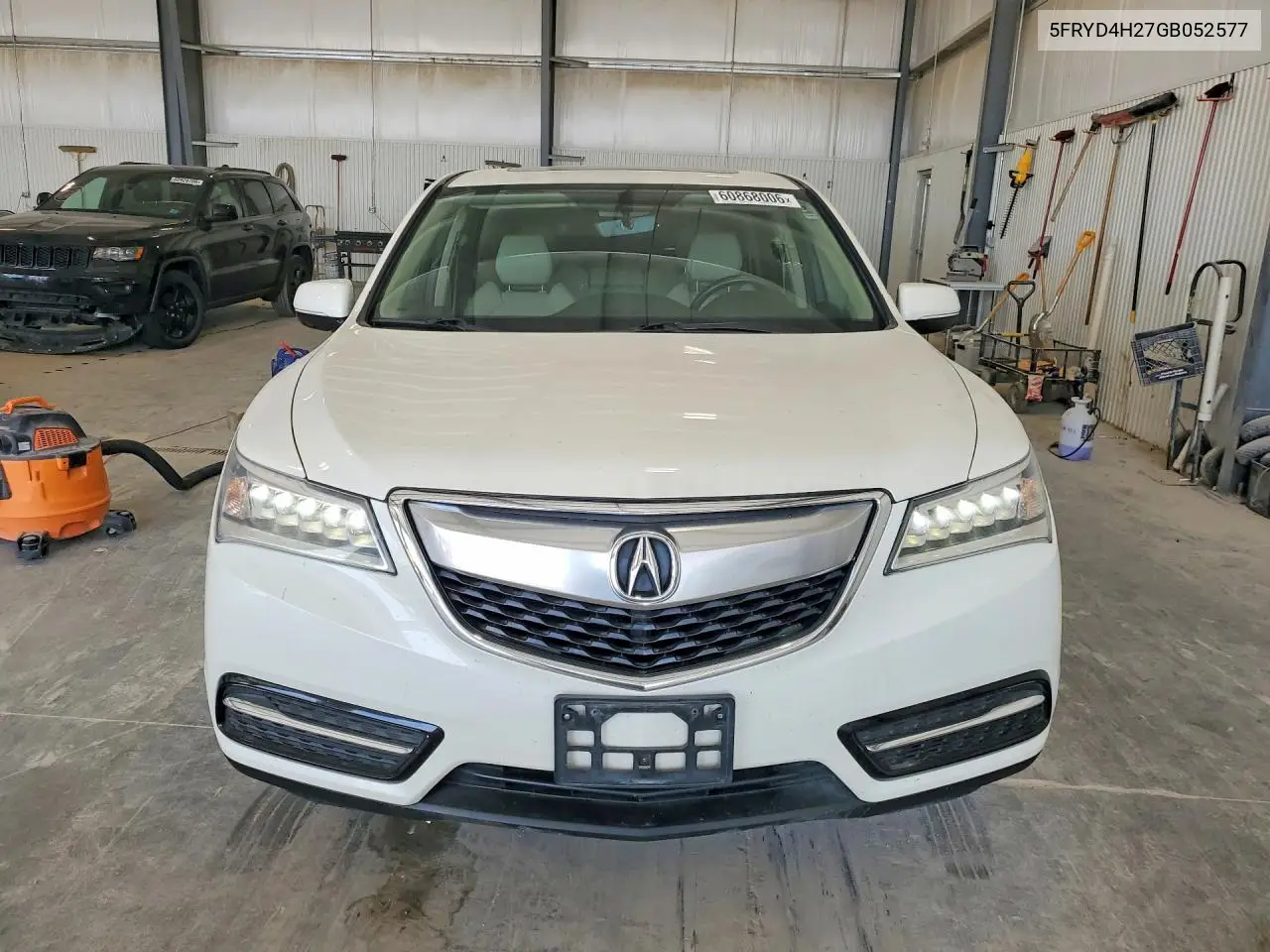 2016 Acura Mdx VIN: 5FRYD4H27GB052577 Lot: 60868006
