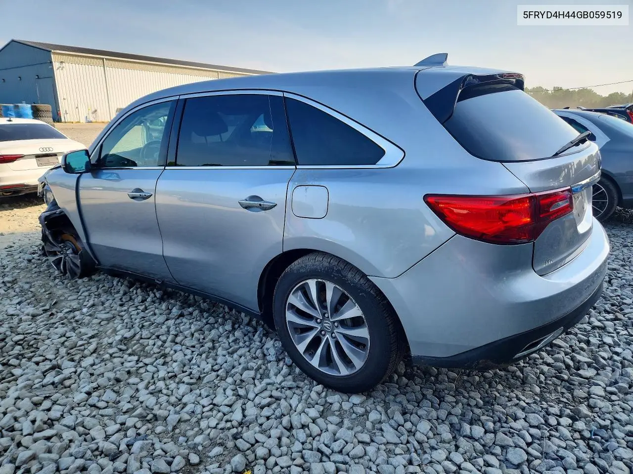 2016 Acura Mdx Technology VIN: 5FRYD4H44GB059519 Lot: 61077126