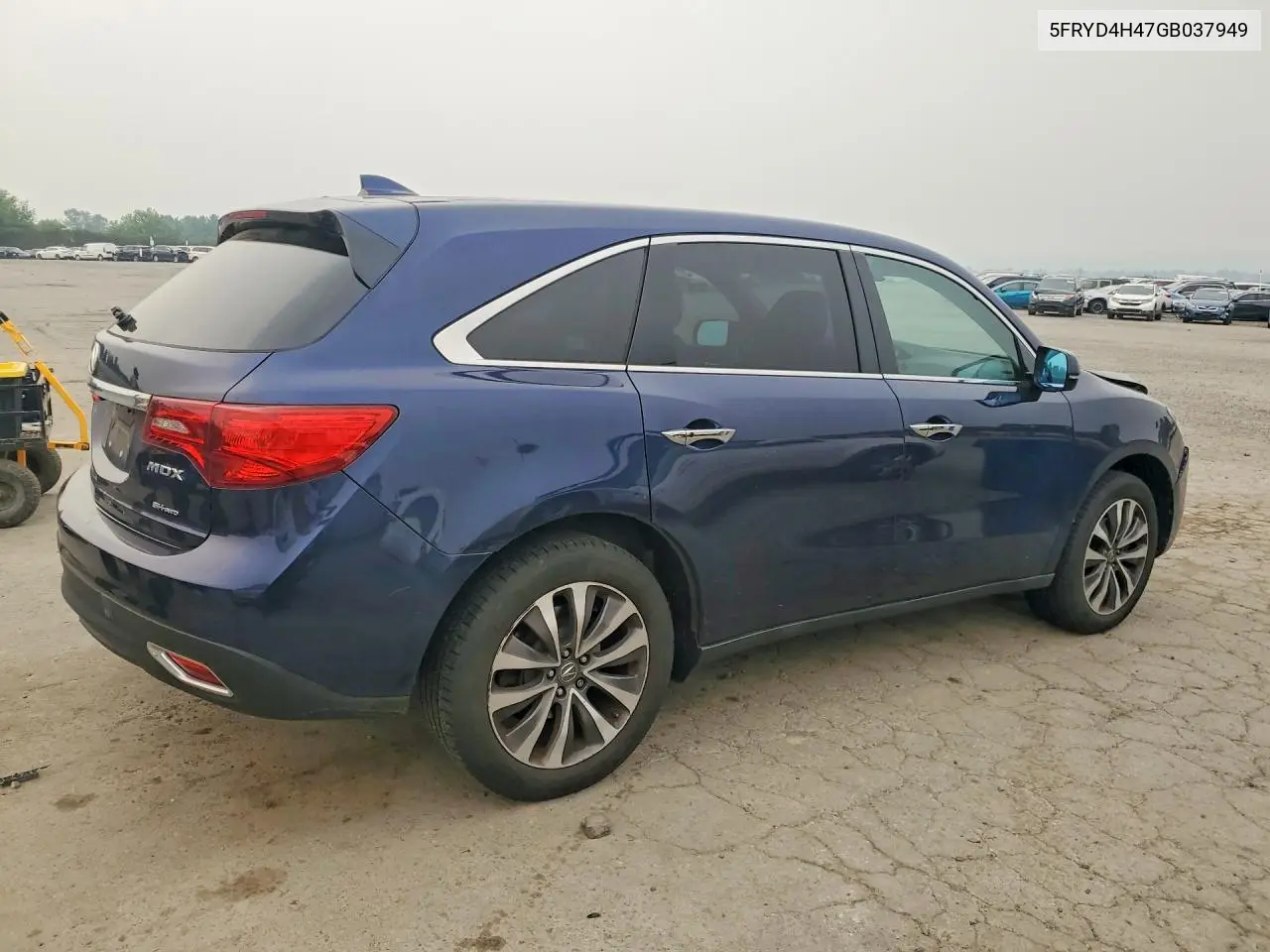 2016 Acura Mdx Technology VIN: 5FRYD4H47GB037949 Lot: 61396966