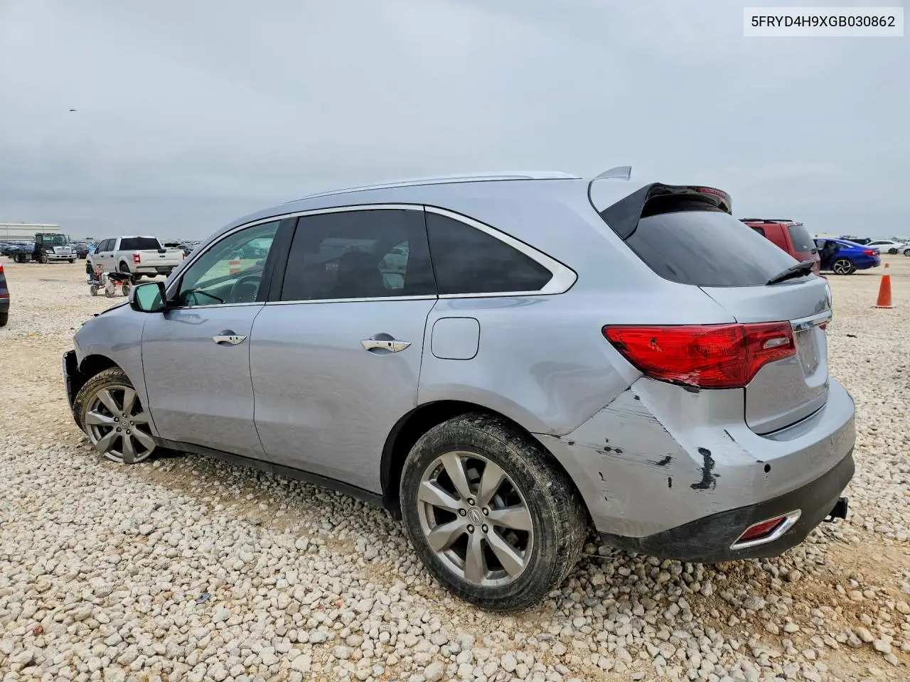 2016 Acura Mdx Advance VIN: 5FRYD4H9XGB030862 Lot: 61501966