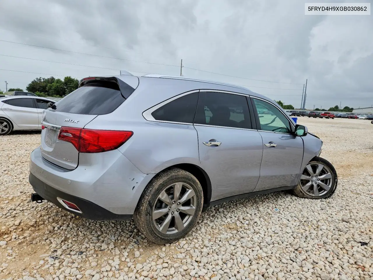 2016 Acura Mdx Advance VIN: 5FRYD4H9XGB030862 Lot: 61501966