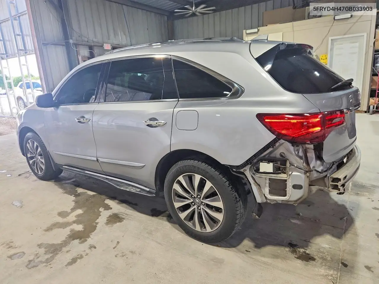 2016 Acura Mdx Technology VIN: 5FRYD4H47GB033903 Lot: 61577496