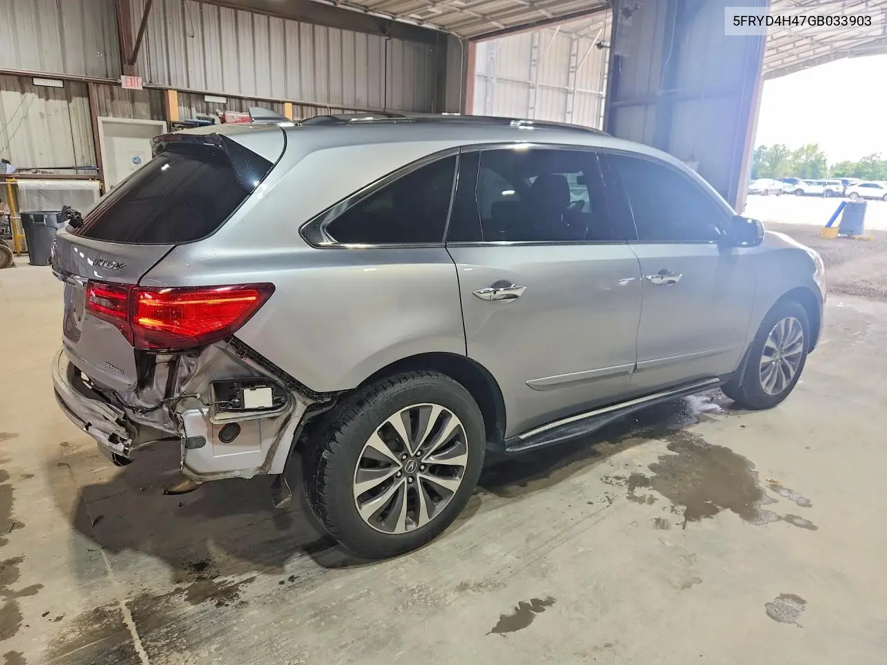 2016 Acura Mdx Technology VIN: 5FRYD4H47GB033903 Lot: 61577496