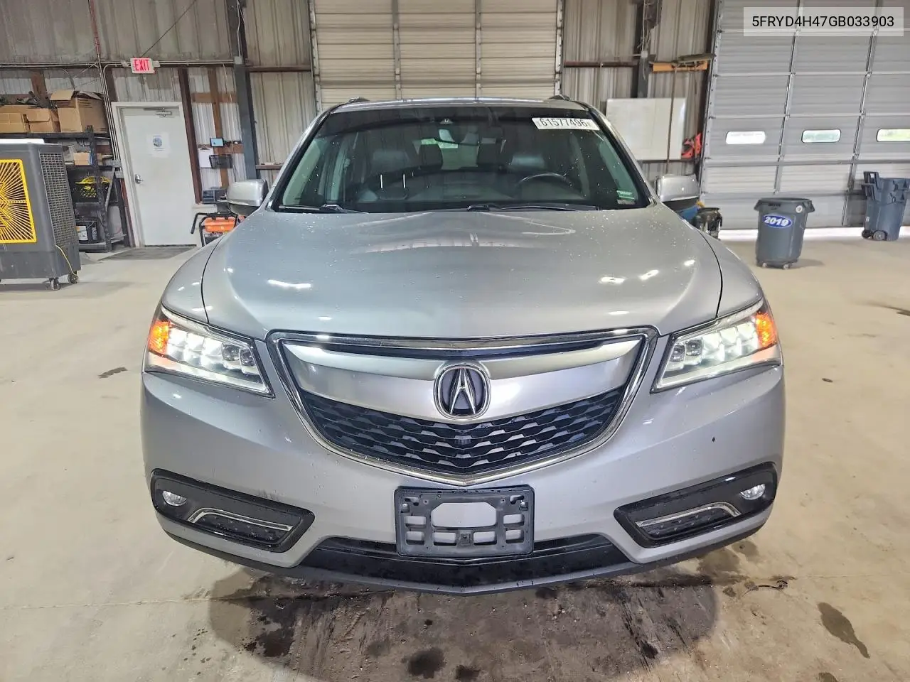 2016 Acura Mdx Technology VIN: 5FRYD4H47GB033903 Lot: 61577496