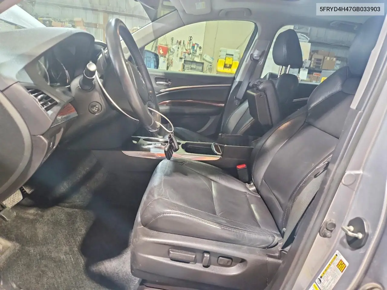 2016 Acura Mdx Technology VIN: 5FRYD4H47GB033903 Lot: 61577496