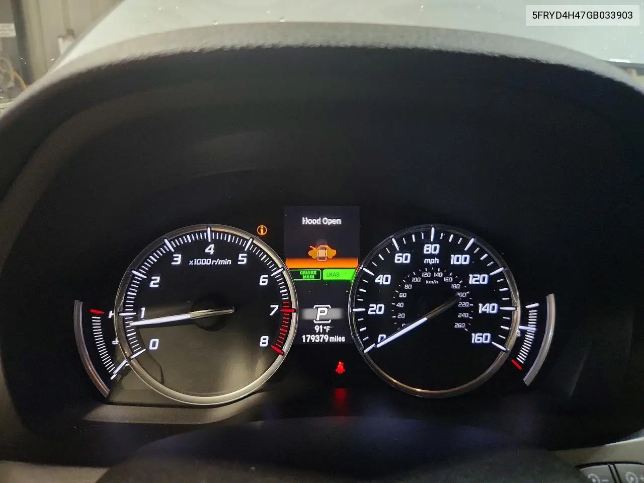 2016 Acura Mdx Technology VIN: 5FRYD4H47GB033903 Lot: 61577496