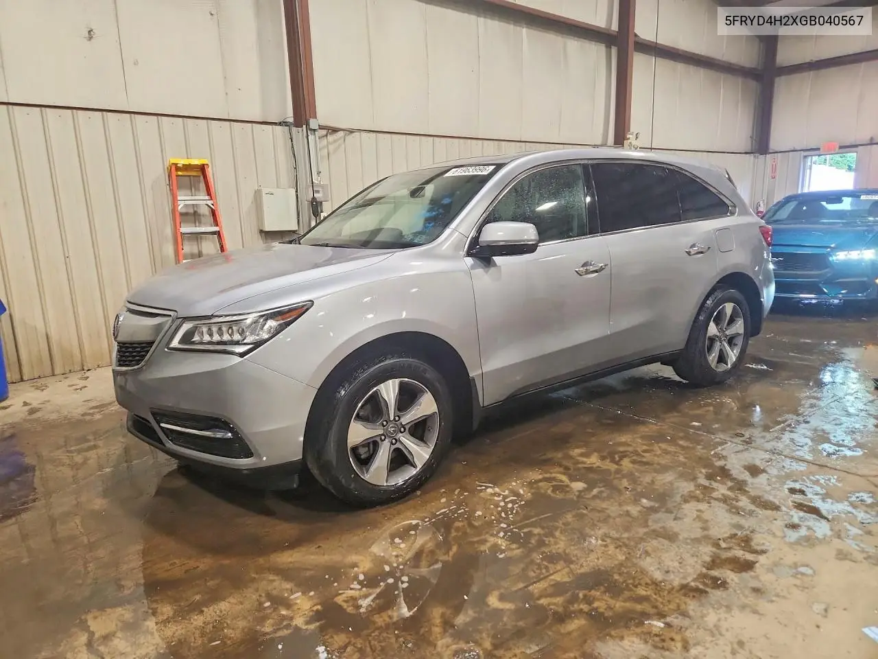 2016 Acura Mdx VIN: 5FRYD4H2XGB040567 Lot: 61963996