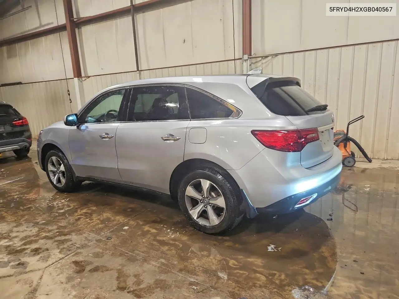 2016 Acura Mdx VIN: 5FRYD4H2XGB040567 Lot: 61963996