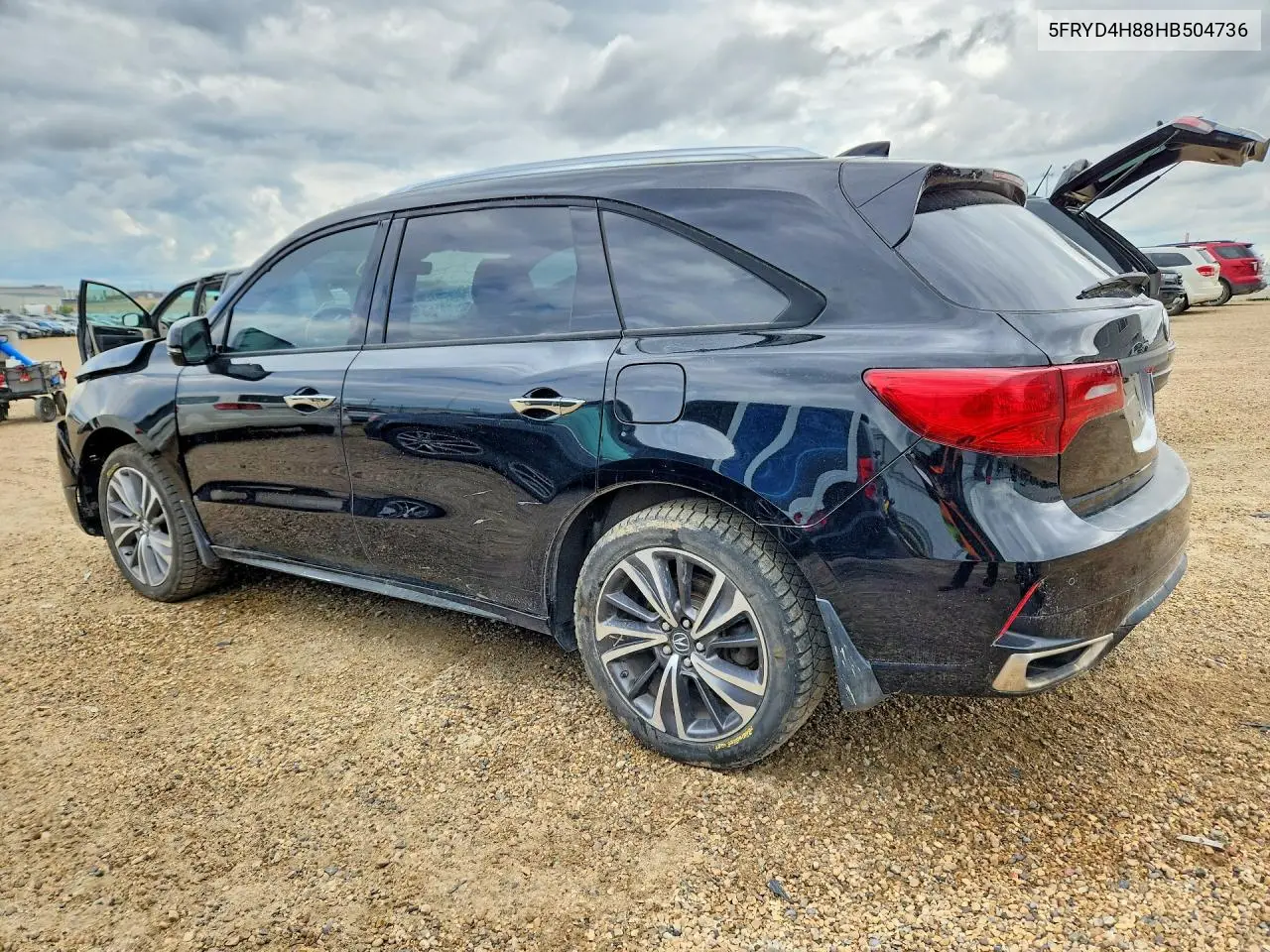 2017 Acura Mdx Advance VIN: 5FRYD4H88HB504736 Lot: 56549396