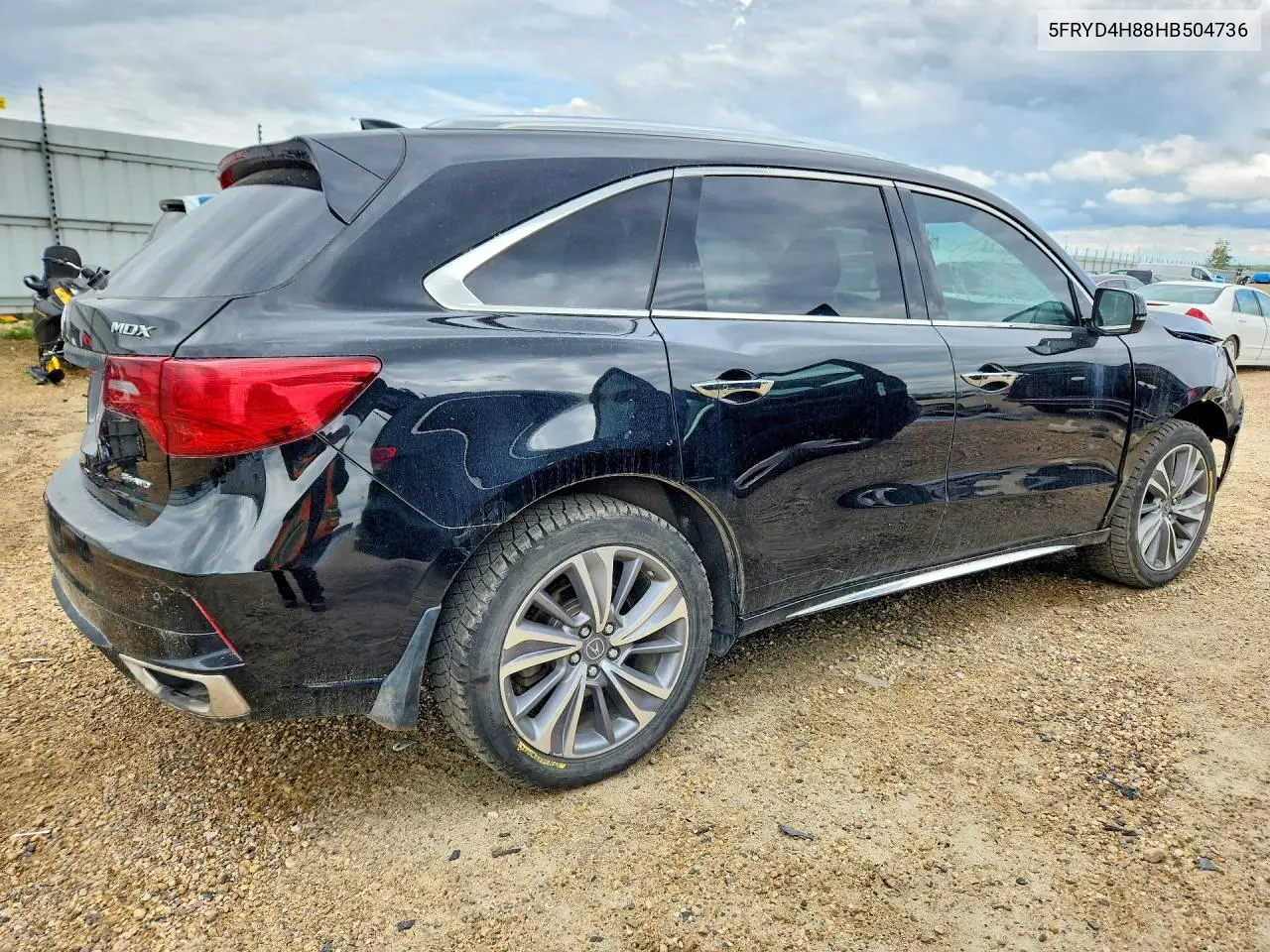 2017 Acura Mdx Advance VIN: 5FRYD4H88HB504736 Lot: 56549396