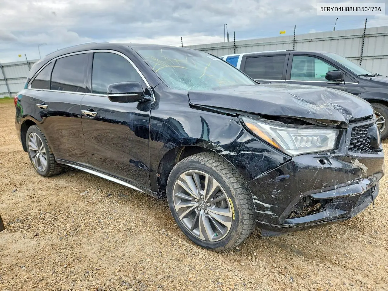 2017 Acura Mdx Advance VIN: 5FRYD4H88HB504736 Lot: 56549396