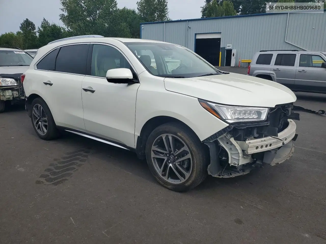 2017 Acura Mdx Advance VIN: 5FRYD4H88HB009680 Lot: 58388506