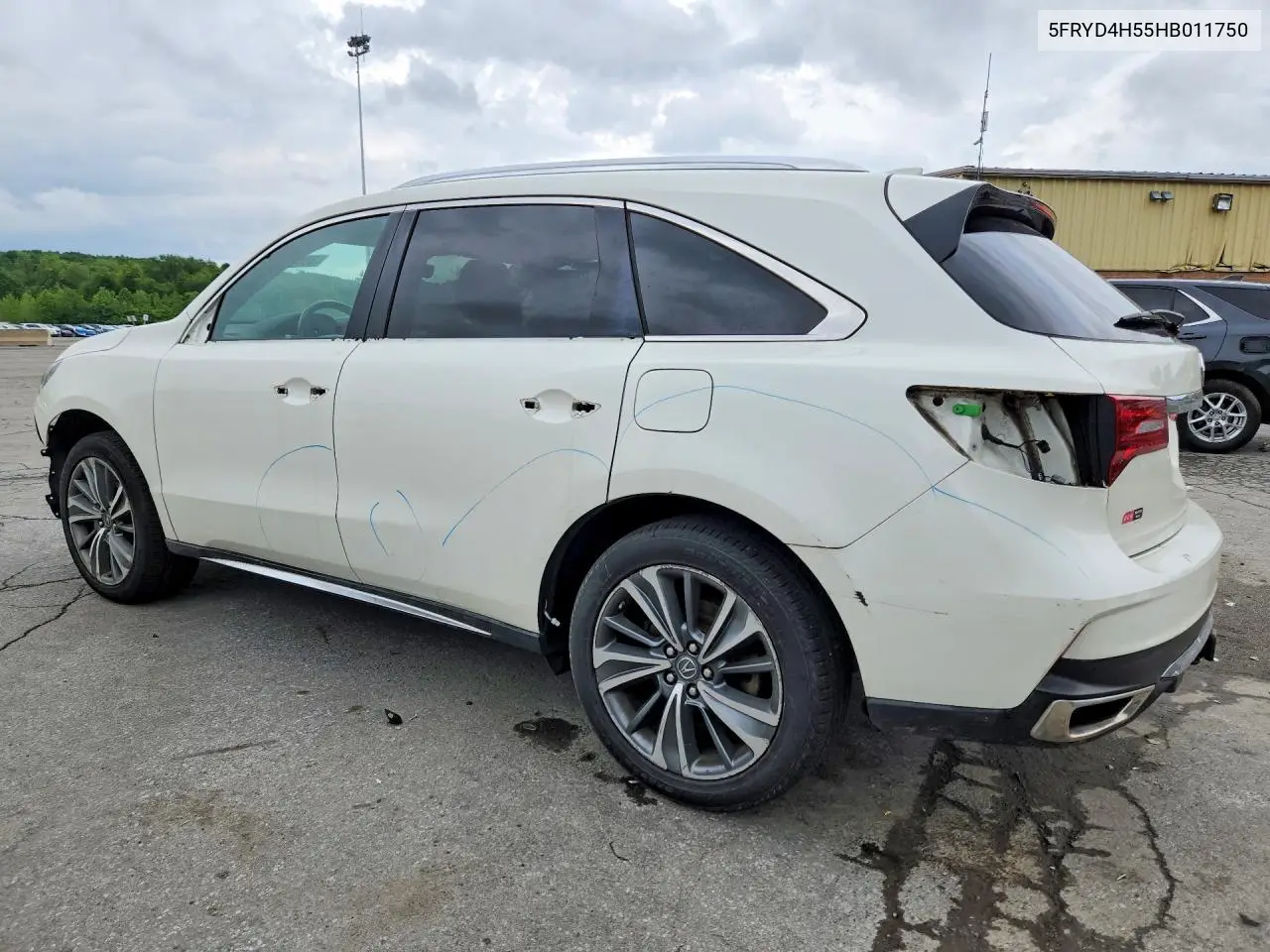 2017 Acura Mdx Technology VIN: 5FRYD4H55HB011750 Lot: 58686426
