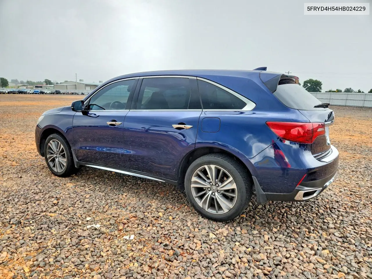 2017 Acura Mdx Technology VIN: 5FRYD4H54HB024229 Lot: 59881006