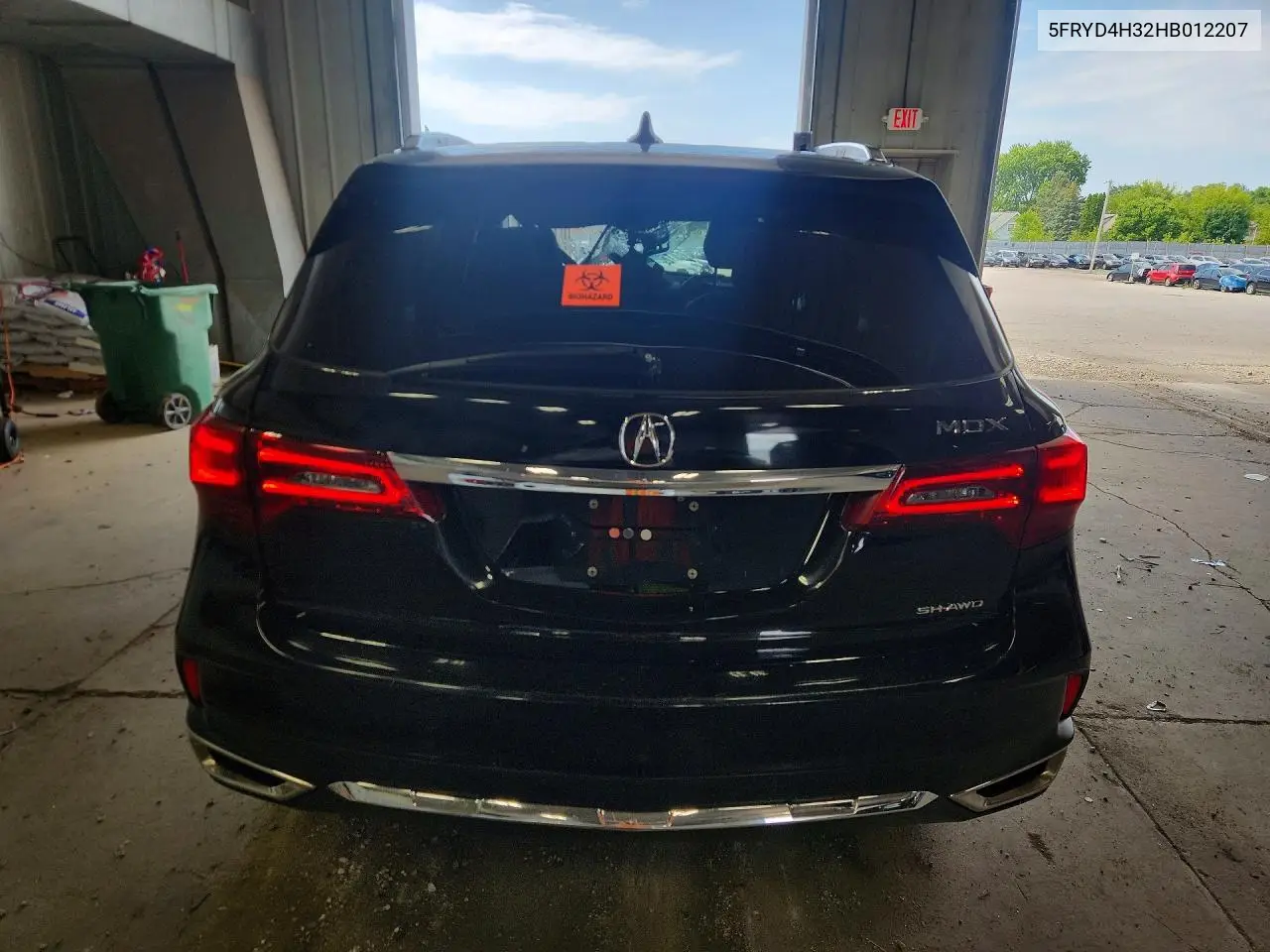 2017 Acura Mdx VIN: 5FRYD4H32HB012207 Lot: 60141776