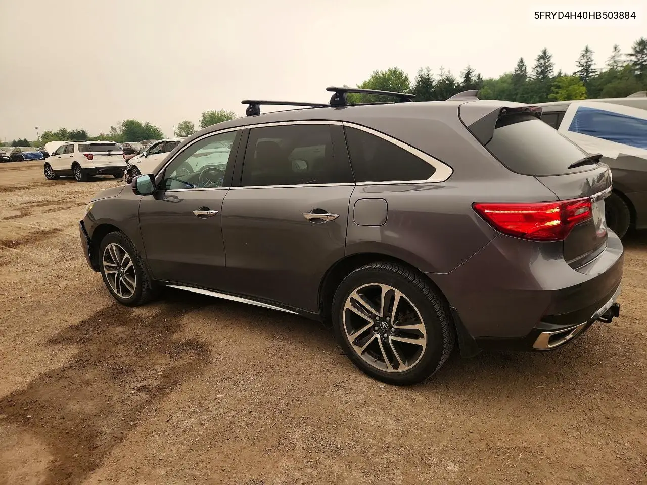 2017 Acura Mdx Navi VIN: 5FRYD4H40HB503884 Lot: 60442876