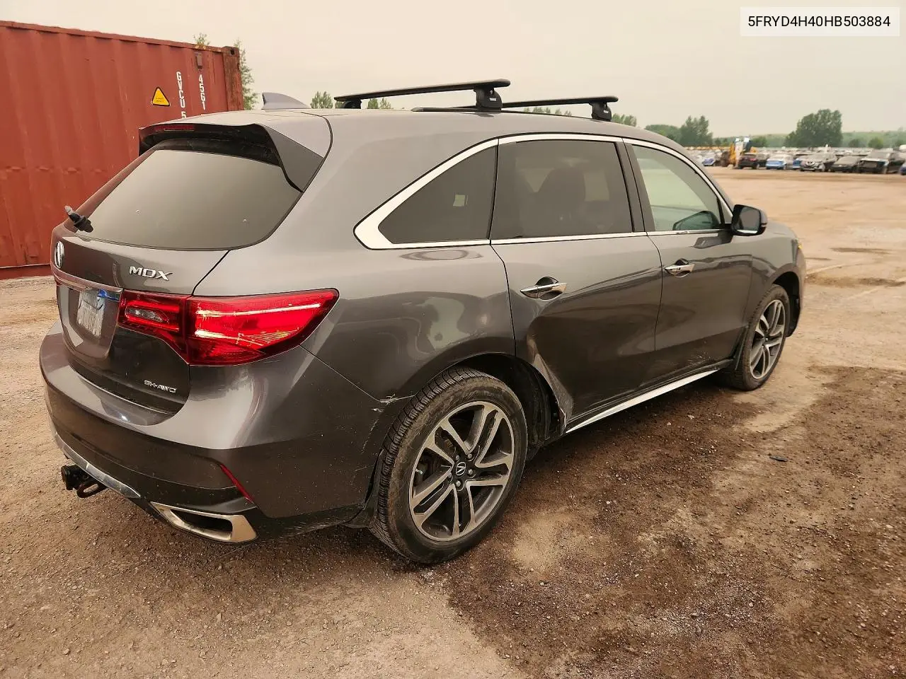 2017 Acura Mdx Navi VIN: 5FRYD4H40HB503884 Lot: 60442876