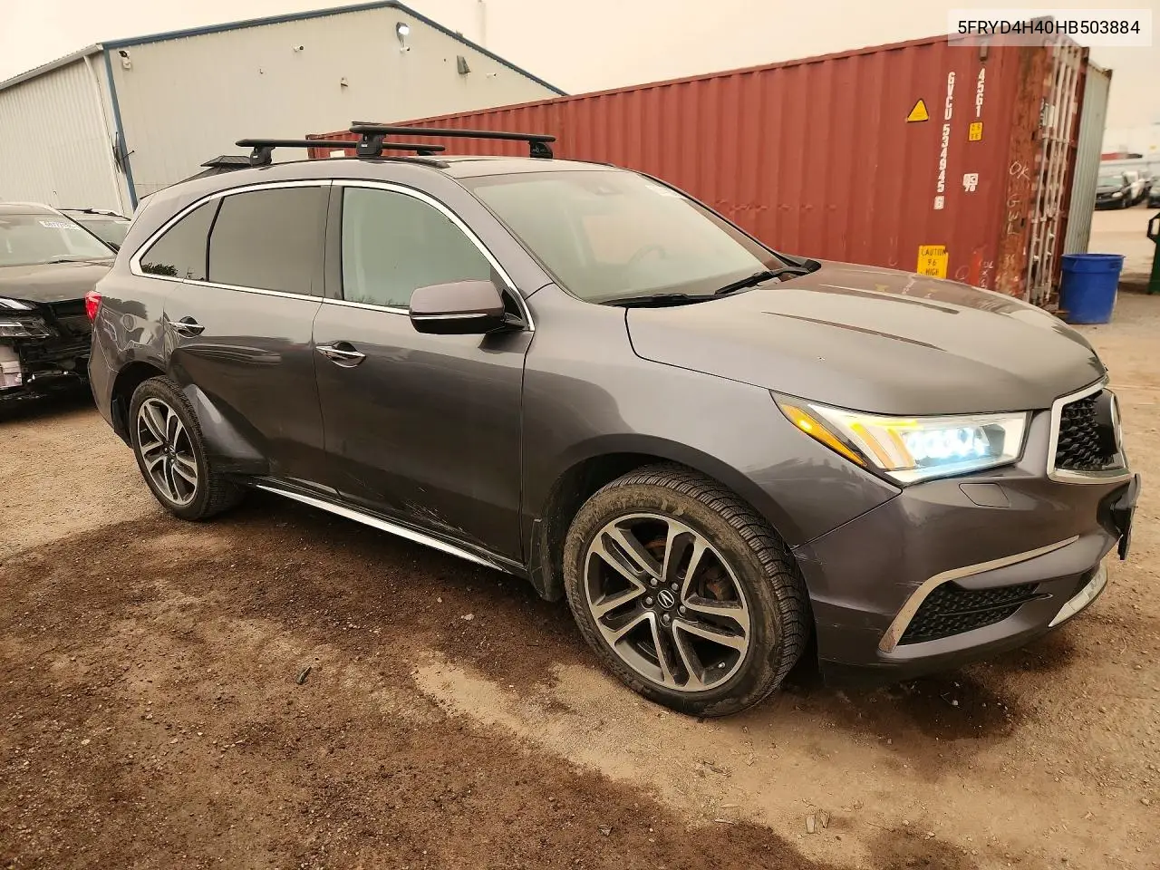 2017 Acura Mdx Navi VIN: 5FRYD4H40HB503884 Lot: 60442876
